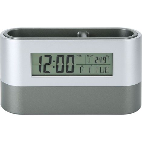 Porte-stylo innovant, horloge électronique numérique LCD avec calendrier perpétuel, affichage de la température (1/5)