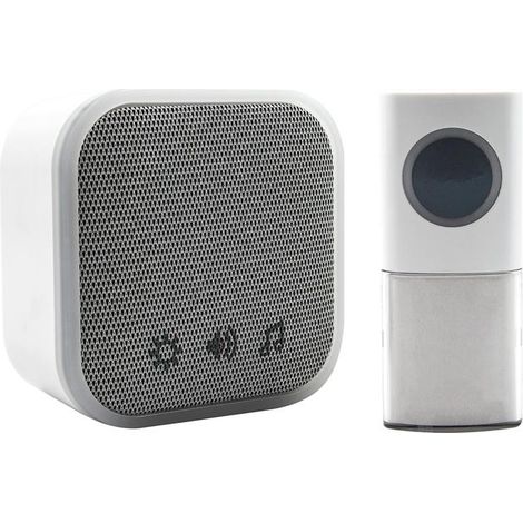 Uni-Com 98476+W96001 Portable Door Chime White UNC68426 (1/5)