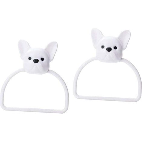 Porte Serviettes Murale Rond Pour Salle De Bain Et Cuisine Pièces Accessoires (1/4)