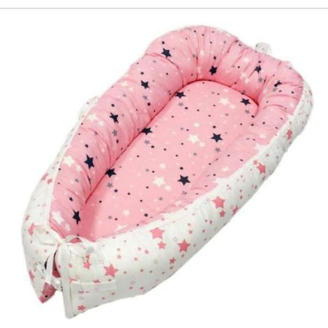 Reducteur de Lit Bebe - Nid d'ange pour Nouveau-né 80x50cm - Couffin de Voyage Portable - Matelas Cocon Cale Bebe pour Lit Baby Nest (1/4)