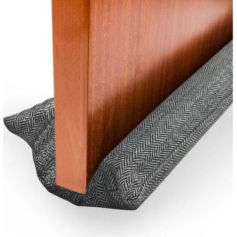 Double porte,Joint en tissu pour portes et fenêtres réglable entre 80-90 cm - Réutilisable et lavable,Isolant acoustique, froid,vent (1/4)
