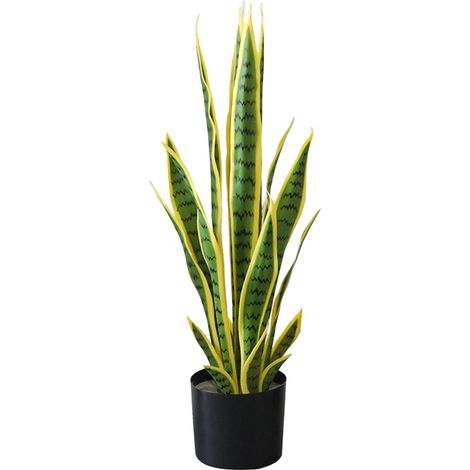 Plante Serpente Artificielle, Design Réaliste, Utilisation Intérieure Polyvalente, 70cm (1/2)