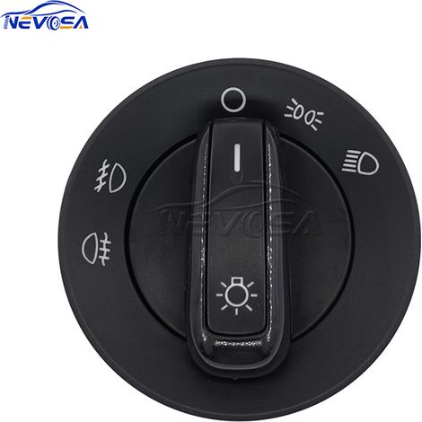 6R0941531E is suitable for Volkswagen Golf car parts, including headlight control switches and fog light switches. (1/4)