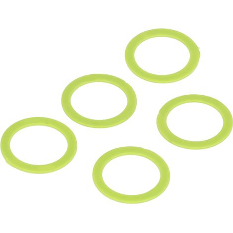 Juego de 5 juntas para máquinas de fabricación de insignias, troqueles de repuesto compatibles, espaciadores, herramienta auxiliar de 58 mm