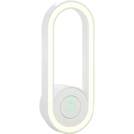 Répulsif à ultrasons avec lumière LED, lampe anti-moustiques et anti-insectes nocturne, lampe électrique anti-moustiques, attire les mouches des fruits, blanc (1/5)