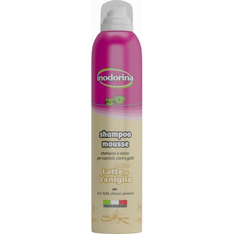 INODORINA CHAMPU EN SECO LECHE Y VAINILLA 300 ML