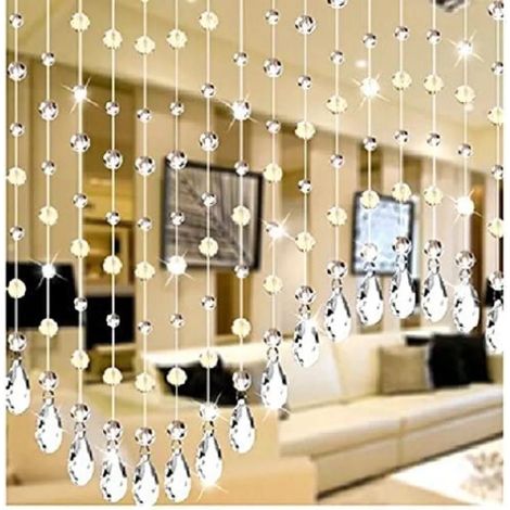 10 unidades Gotitas de cristal de plomo de 50mm, alta brillantez, adornos colgantes de cristal de arcoíris para Feng Shui, decoración de Navidad y manualidades (1/3)
