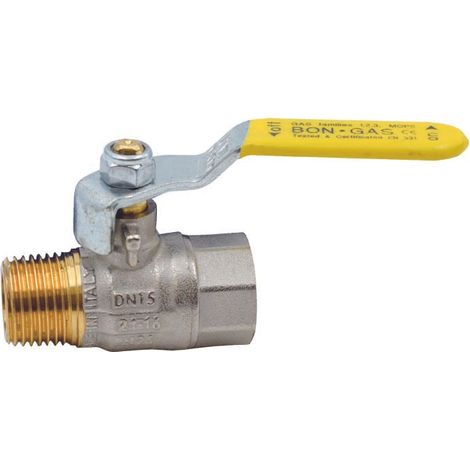 Gas-Kugelhahn mit vollem Anschluss 1"1/2 mf d40