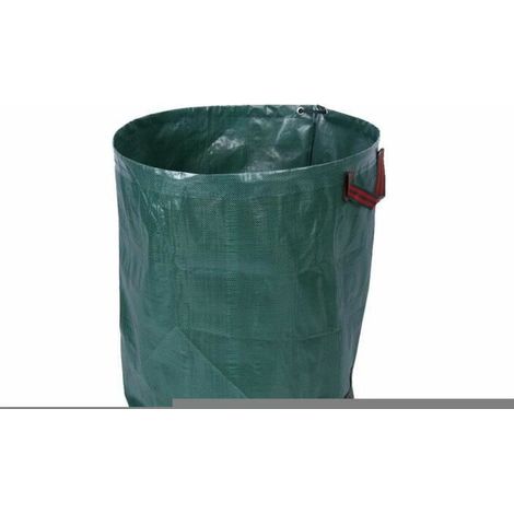 royaluxe - Accueil Fournitures 270L 2 Grand sac tissé Déchets d'herbe portables Déchets de réutilisation de jardin Extérieur (1/2)