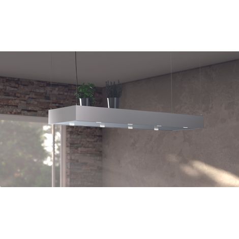 HOTTE MENSOLA ISOLA cm. 116X54 - Acier inoxydable - 900 m3/h (1/4)