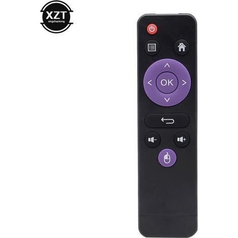 H96 MAX 331 Infrarot-Fernbedienung – Kompatibel mit Android 10 – 4K-Mediaplayer – Schwarz (1/4)