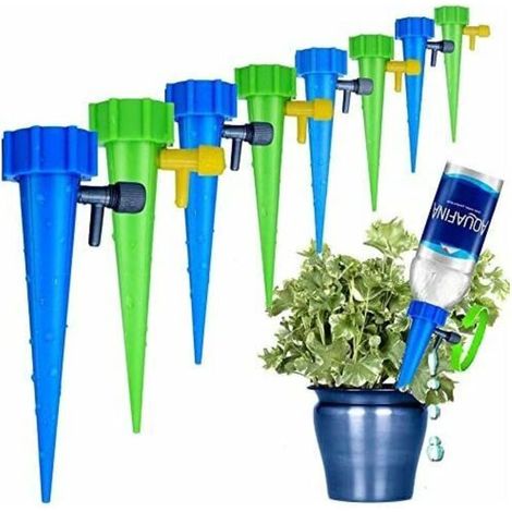 24Pcs Automatic Irrigation Set, Adjustable Irrigation Spikes Garden Irrigation System for Indoor Outdoor Flower or Vegetable