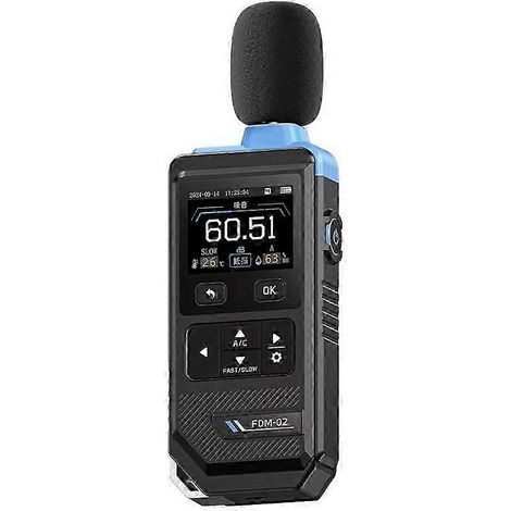 Sonomètre numérique portable FNIRSI FDM02 (30-130 dB), avec batterie 1500 mAh. (1/4)