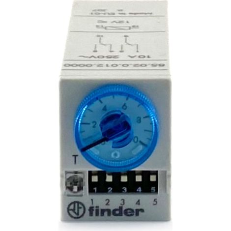 Minirelè temporizzato 12VCC Finder