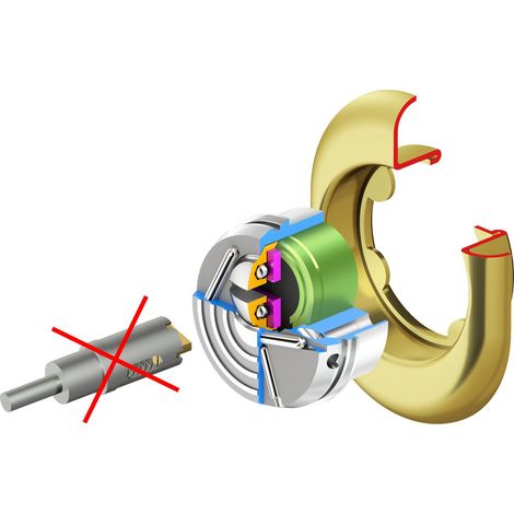 1PZ PROTECTOR MONOLITO KRIPTONBD200N OTTONE PVD LUCIDO (1/2)