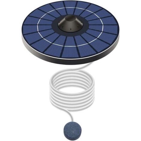 Pompe à oxygène flottante solaire pour bassin extérieur : pas besoin de la brancher (1/5)