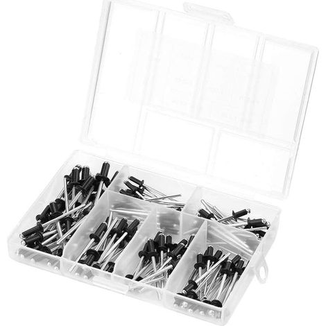 Assortiment de 120 rivets aveugles en aluminium avec boîte M2.4 / M3.0 / M3.2 / M4 (1/5)