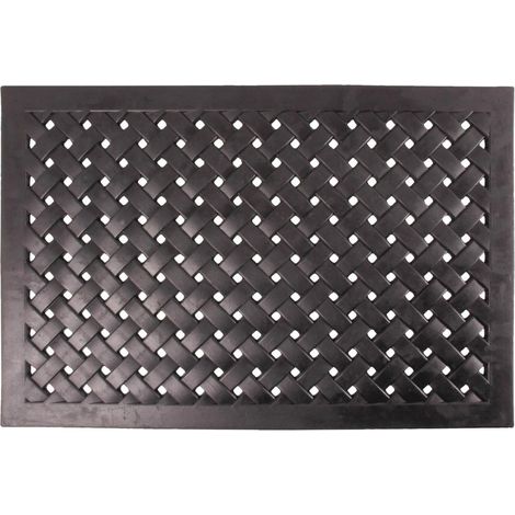 Paillasson caoutchouc tressé rect. 45x75cm (1/2)