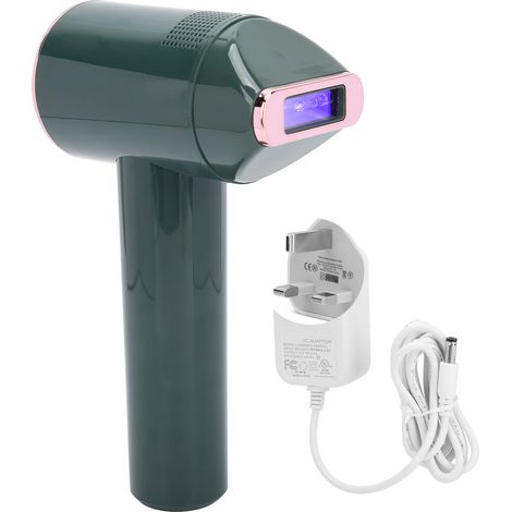 Appareil d'épilation IPL domestique, épilateur permanent pour femmes, vert, 100-240V, prise UK. (1/5)