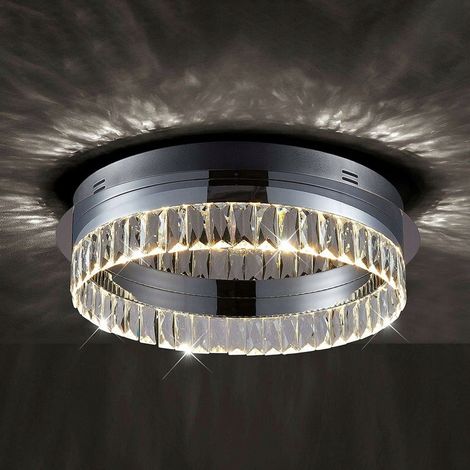 [GEBRAUCHT] B-Ware Lampenwelt LED-Deckenlampe Carmi Deckenlampe Kristall dimmbar Lampe Leuchte (1/2)