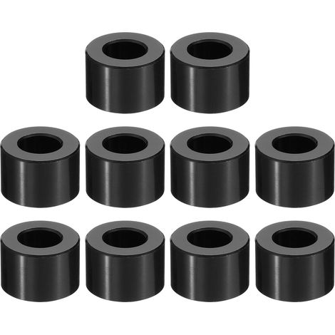 10 Pièces Entretoises en Aluminium M10 3/8" ID x 3/4" OD x 7/16" L (1/5)
