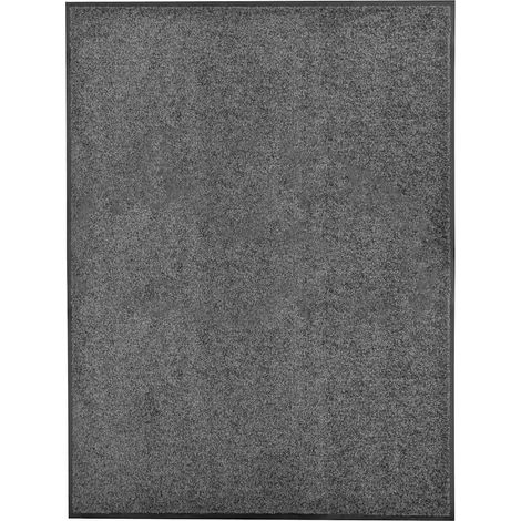 Paillasson lavable Anthracite 90x120 cm (1/5)