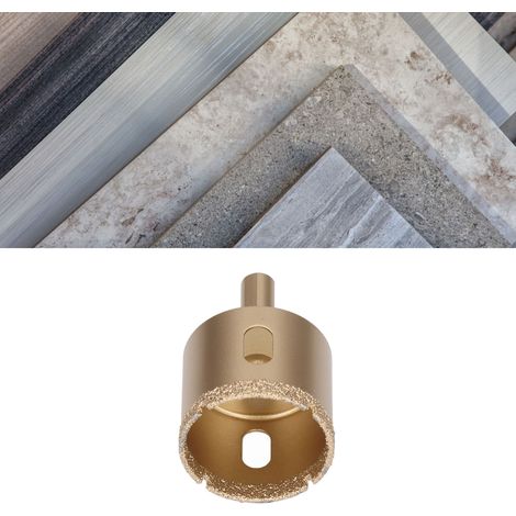 Forets diamantés de 42 à 75 mm, forets à queue triangulaire, scie cloche haute performance pour verre, carrelage, granit, marbre et porcelaine. 42 mm (1/5)