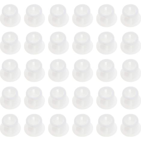Tapones blancos para paneles empotrables, bucle de 8 mm (1/3)