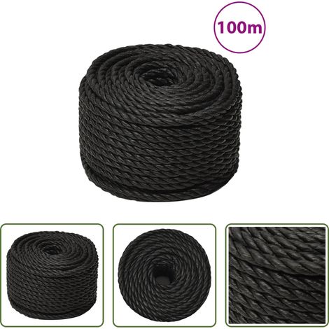 Seil - Arbeitsseil Schwarz 14 mm 100 m Polypropylen (1/5)