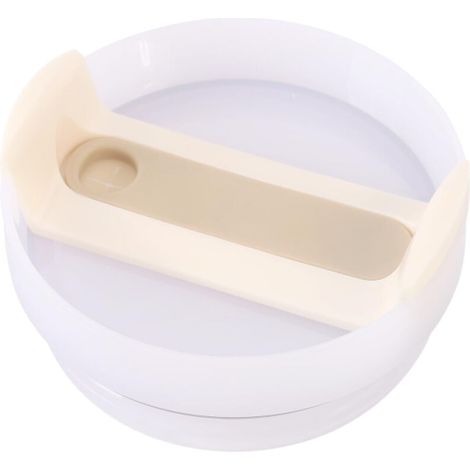 Couvercle de rechange beige pour tasse de 30 onces – couvercle hermétique anti-fuite avec paille en silicone compatible avec tasses isothermes 30 oz (1/5)