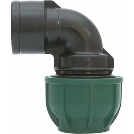 Coude a 90° pour PE 25 fileté femelle 1/2"