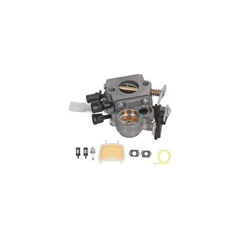 Kit di guarnizioni per carburatore, candela, filtro in schiuma e tubo del carburante per motosega Stihl MS171 MS181 MS201 MS211
