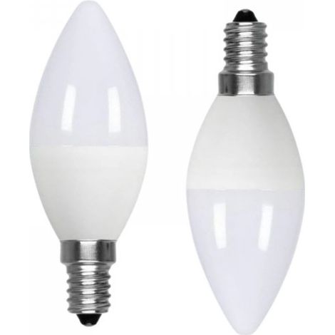 2 Pezzi Lampadina LED, Lampadina E14 C37 9W 860LM D37X106mm, Disponibili 3000K 4200K 6500K (Bianco Neutro 4200K)