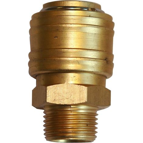 Güde Schlauchkupplung 9,53 mm 3/8 Außengewinde Kompressorzubehör