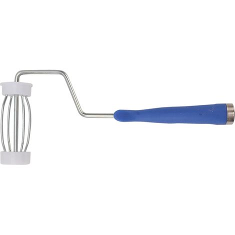 Cadre de rouleau à peinture avec poignée ergonomique, haute résistance et contrôle facile, pour rouleau à poussière de 10 cm (4 pouces). (1/5)