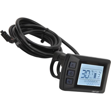 Wasserdichtes LCD-Bedienfeld für 24V-, 36V- und 48V-Elektrofahrräder mit SM-Stecker und M3-Elektroroller. (1/5)