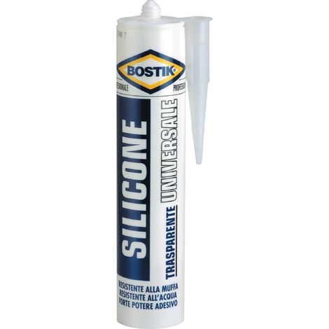BOSTIK CARTUCCIA SIL.UNIVERS. TRASPAR. ML.280. Prezzo per 1 pezzo. (1/2)