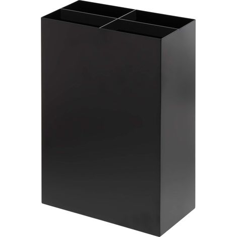 YAMAZAKI 3452 SMART Umbrella Stand Wide, black, Steel/Polypropylene, 23.5 x 12 x 36 cm (1/4)