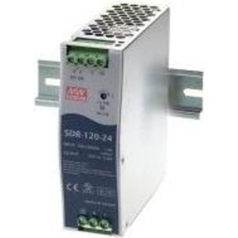 Alimentation à découpage MEAN WELL SDR-120-24, 24 V-/5 A (1/2)