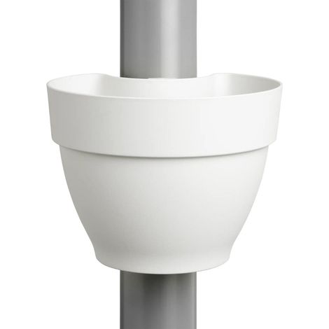 VASO VIBIA CAMPANA DRAINPIPE CLICKER 22CM BIANCO