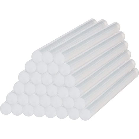 40 Bâton de Colle Chaude, 11x150 mm Bâtons de Colle Chaude Transparents pour Pistolet à Colle Chaude, Sans Solvant, Séchage Rapide