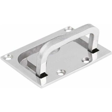 Boucle de plancher en acier inoxydable 316, boucle de pont marine, poignée de trappe, poignée de RV (7657mm) (1/5)