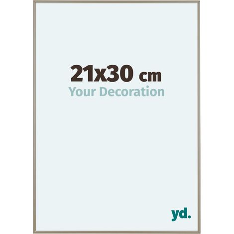 yd. - Cadre photo 21x30 - Champagne - Aluminium - Kent