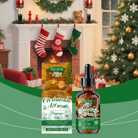 Les huiles essentielles d'aromathérapie de Noël diffusent un parfum chaleureux, créant une ambiance confortable à la maison. Aromathérapie quotidienne à base de plantes – 120 ml -- AKRACING (1/5)