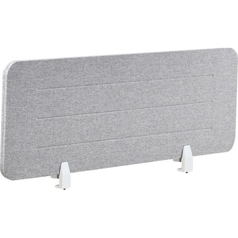 Desk Screen 120 x 40 cm Light Grey ZIGGY (1/5)