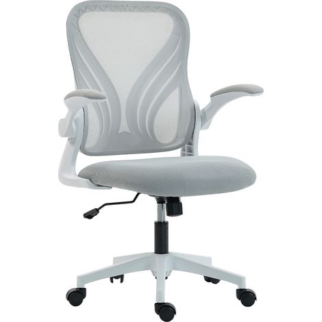 Chaise de bureau ergonomique PAGLIA gris clair (1/5)