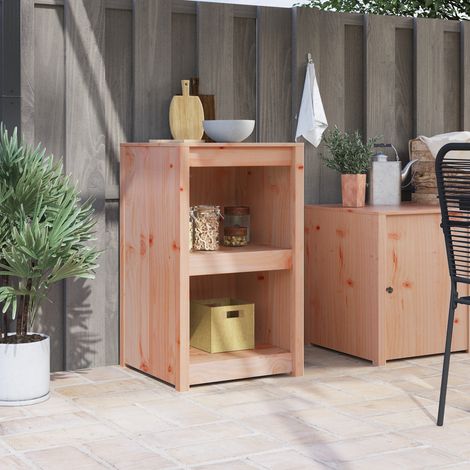 Küchenschrank MEPPEL Braun Eichen-Optik 55 x 55 x 92 cm