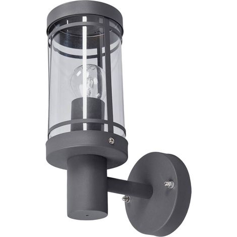 Lindby Lámpara de pared exterior 'Djori' en Gris Acero (1/5)