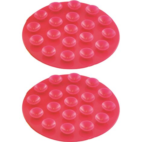 2 ventouses double face pour bébé, diamètre 10,5 cm, épaisseur 2 cm, TPR souple, antidérapant pour bols et assiettes (1/5)