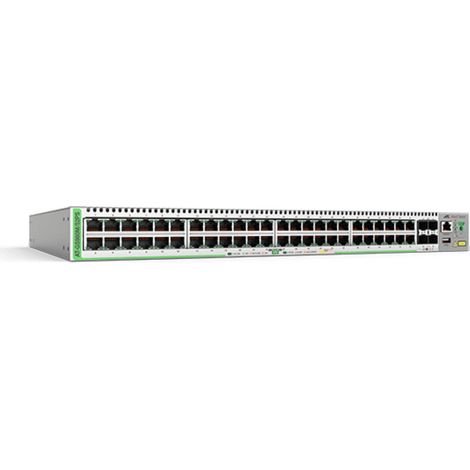 Allied Telesis AT-GS980M/52PS-50 Gestito L3 Gigabit Ethernet (10/100/1000) Supporto Power over Ethernet (PoE) Grigio